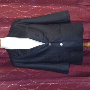 Talbots Black Blazer Size 14 Petite